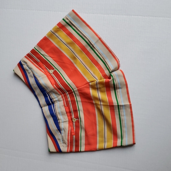 Outback Red Drew Fit Dress Shorts Striped Multi Color  Size 8 - Picture 6 of 7